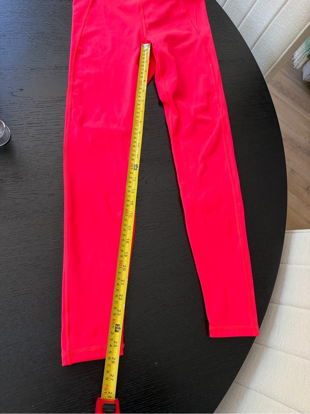 SAVAGE X FENTY Leggings Sky-Hi High Waist Stretch Pant Pocket Coral - Picture 2 of 8